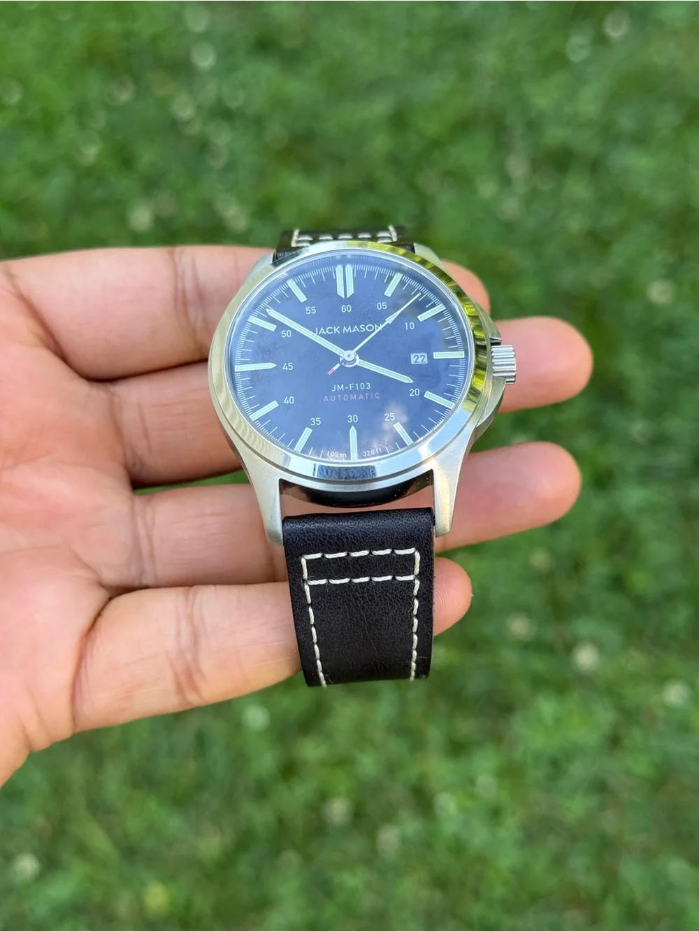 Jack Mason JM-F103  Field Watch Miyota Automatic leather/ bracelet Watch